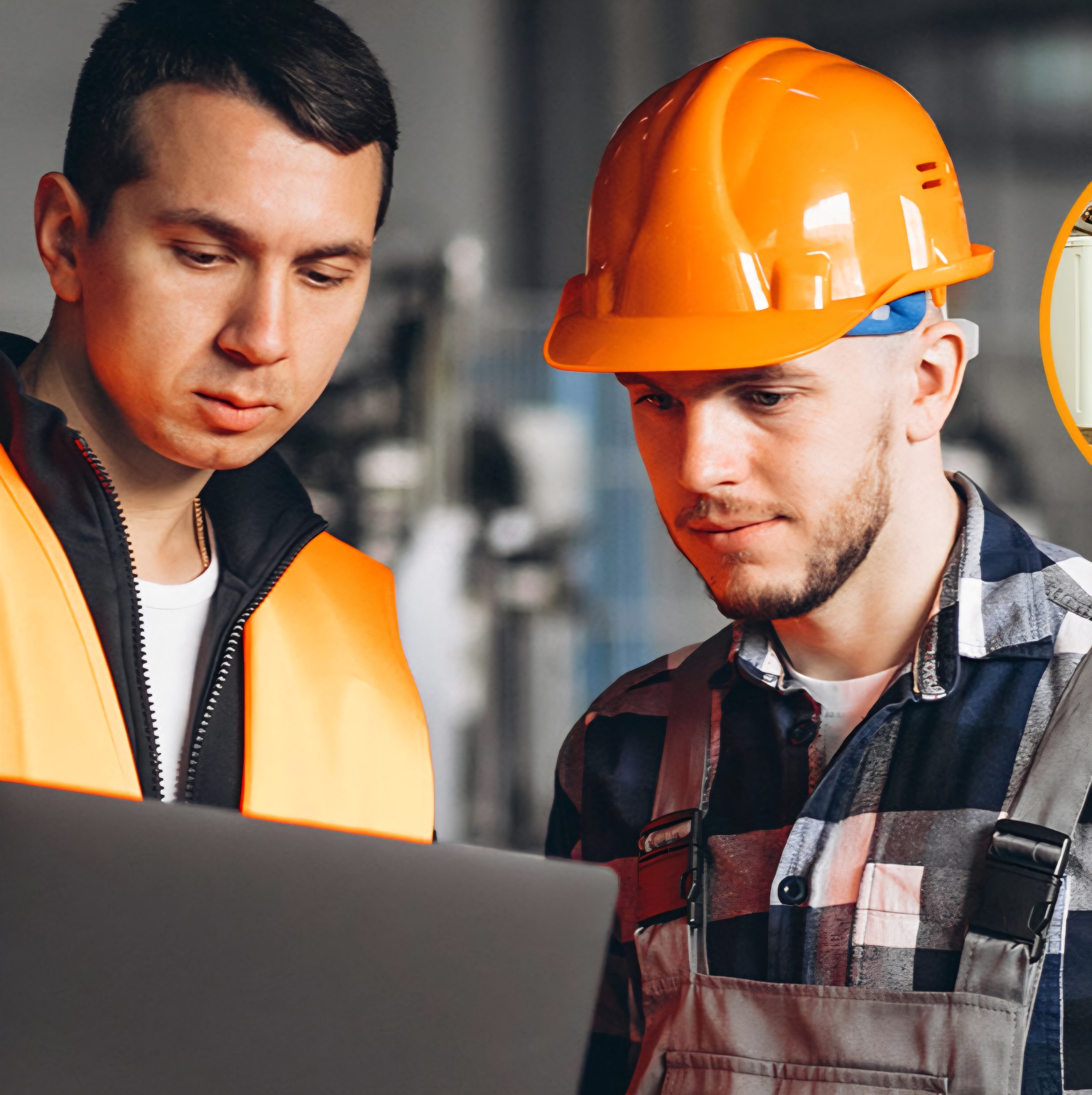 Modern HVAC System background blur